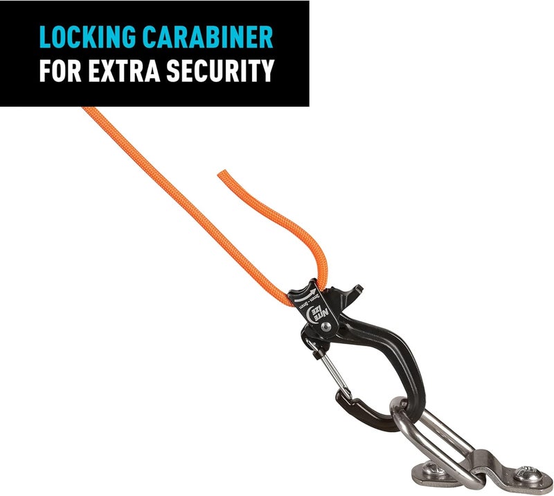 NiteIze CamJam SlideLock Cord Tightener - Features Pull-to-Tighten Lock & Quick-Release Lever - 280 lb Working Load Limit & 840 lb Break Strength - Fits Cord Sizes 2–5mm - Small - Image 4
